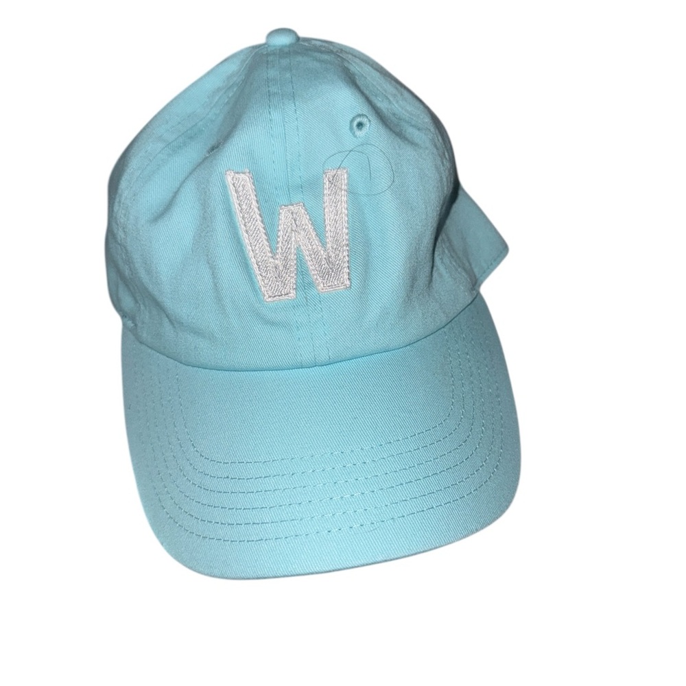 Sky Blue Kids Cap with Embroidered Initial